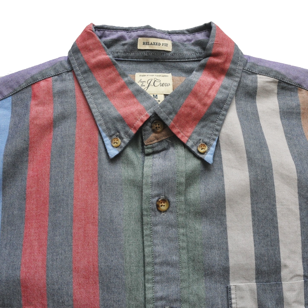 J.CREW / ジェイ・クルー RELAXED FIT MURTI STRIPE B.D  LONG SLEEVE SHIRT-3