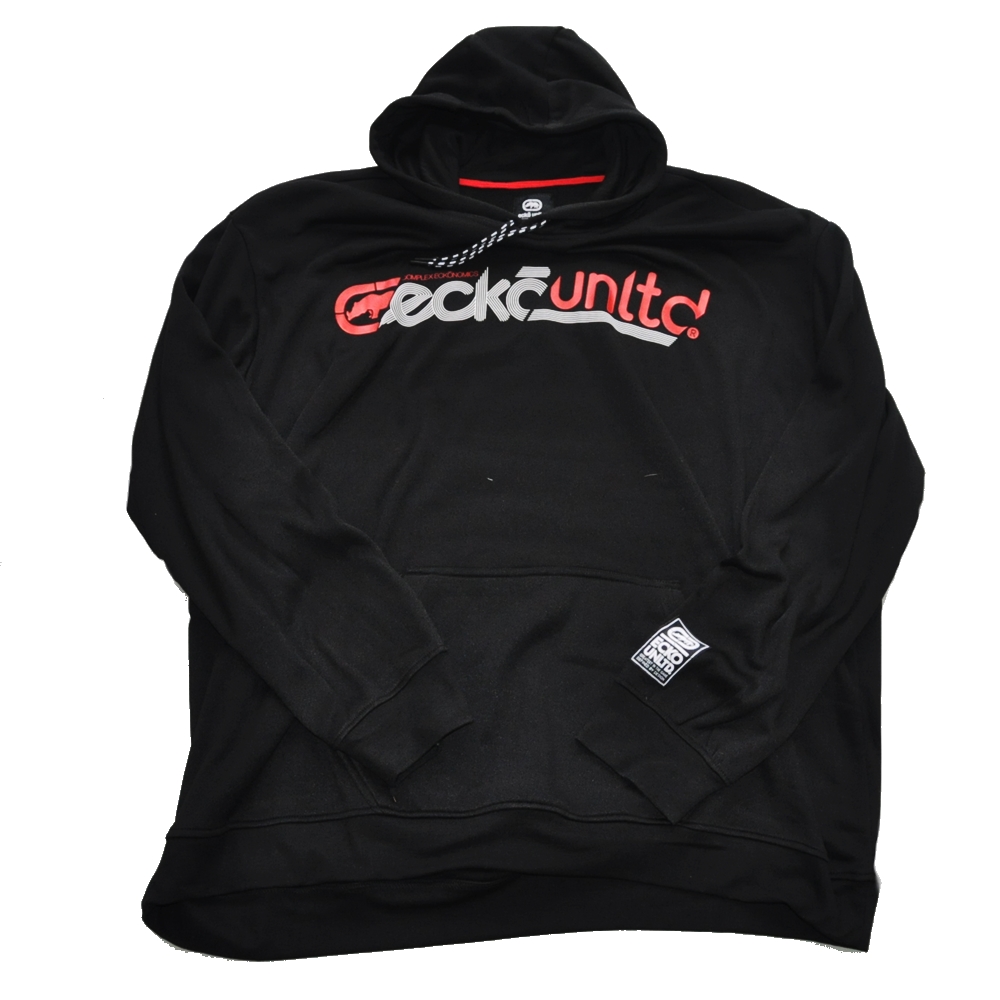 ECKO UNLTD / エコーアンリミテッド ECKO UNLTD LOGO SWEAT HOODIE BLACK 5XL