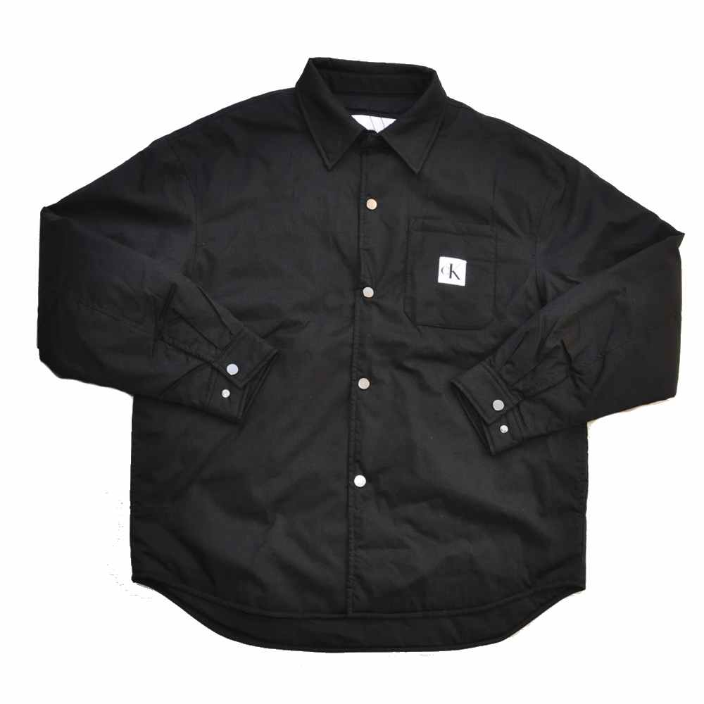 CALVIN KLEIN / カルバンクライン CK LOGO COACH JACKET BLACK L,XL