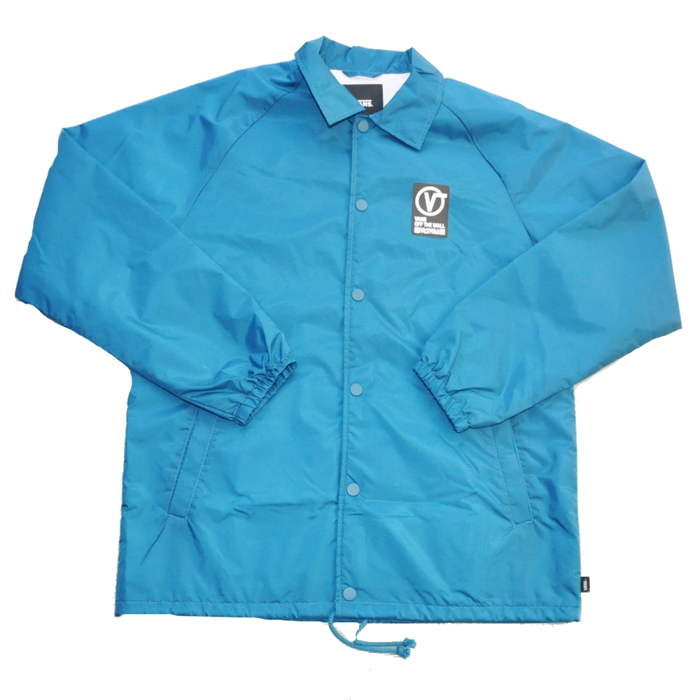 VANS / バンズ  VANS OFF THE WALL LOGO COATCH JACKET SKY BLUE