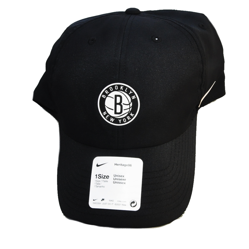 NIKE / ナイキ  NBA NEW YORK BROOKLYN NETS DRY-FIT CAP BLACK UNSEX US LIMITED