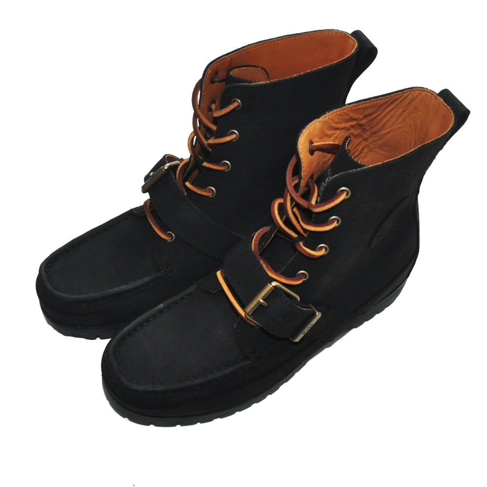 POLO RALPH LAUREN / ポロラルローレン POLO COUNTRY RANGER BO CSL BOOTS BLACK