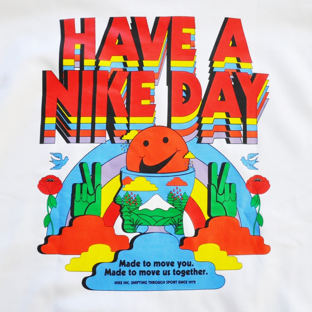 NIKE / ナイキ HAVE A NIKE DAY CREW NECK SWEAT WHITE-3