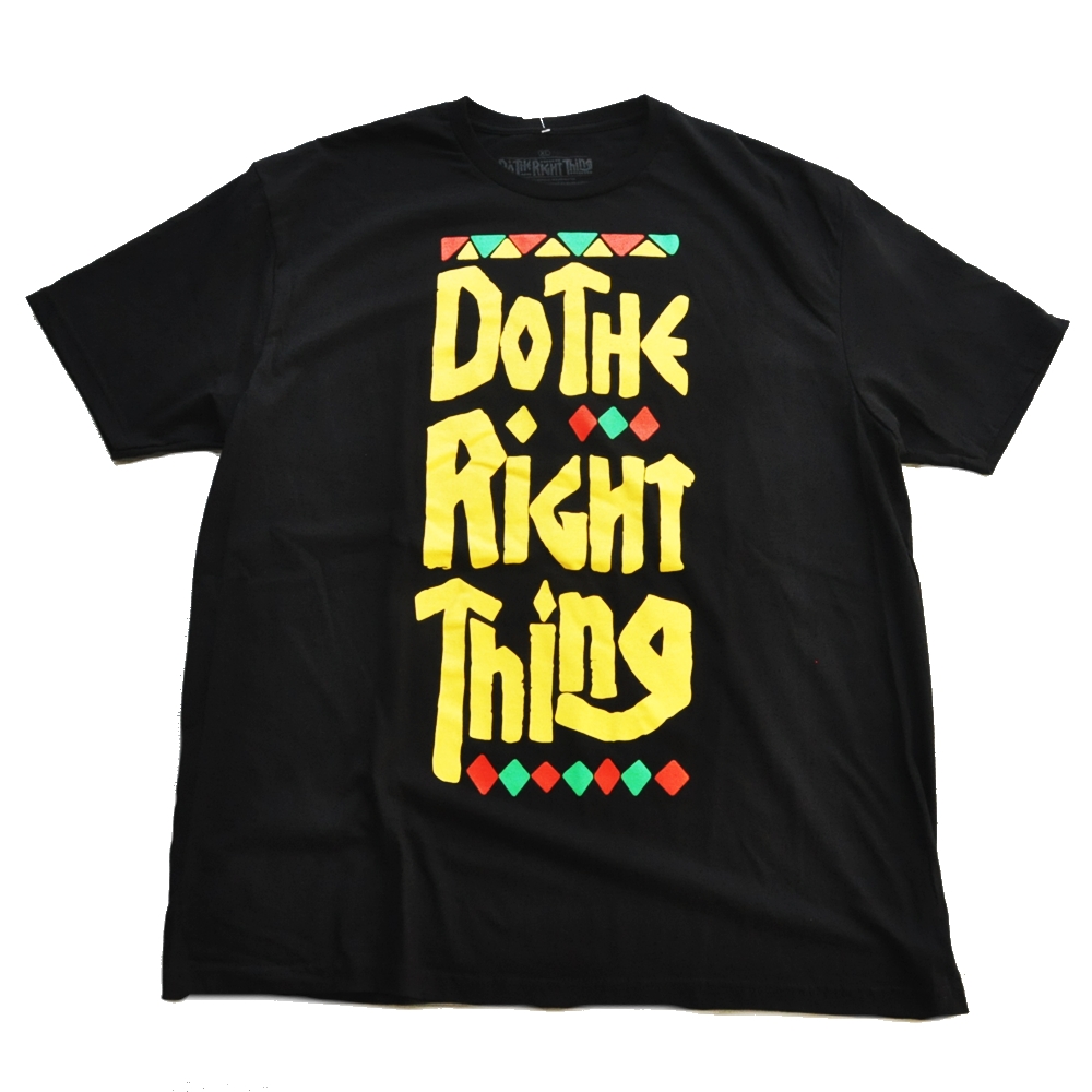 NO BRAND / DO THE RIGHT THING T-SHIRT BLACK XL