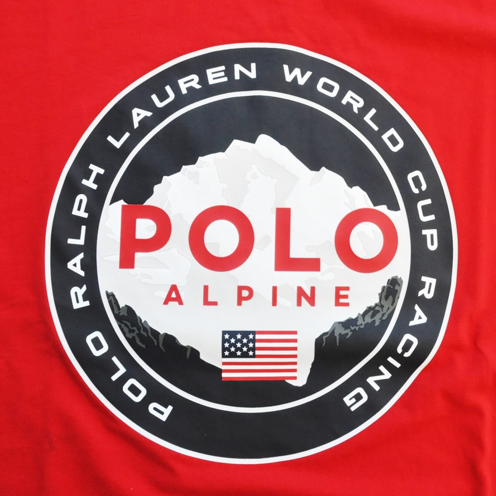 POLO RALPH LAUREN / ポロラルローレン ALPINE WORLD CUP RACING T-SHIRT RED XXL-3
