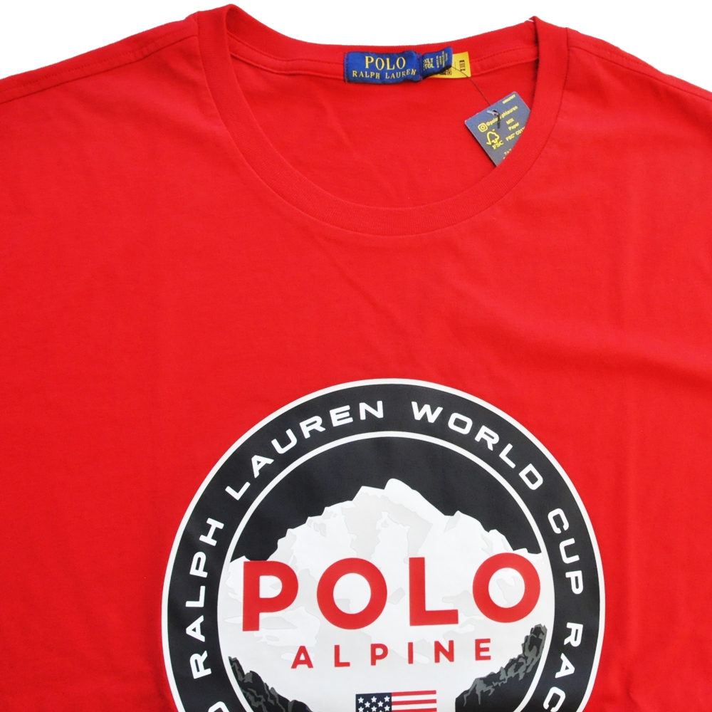 POLO RALPH LAUREN / ポロラルローレン ALPINE WORLD CUP RACING T-SHIRT RED XXL-4