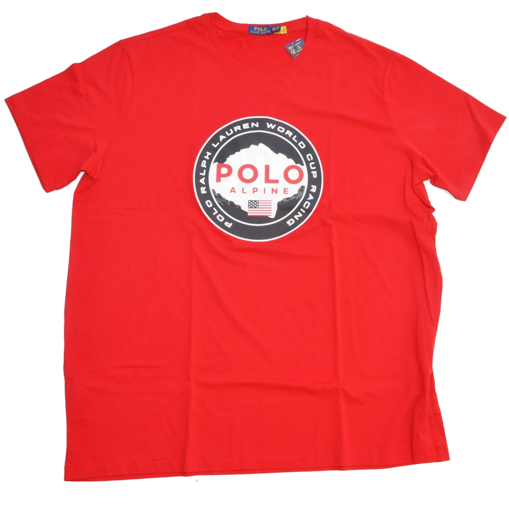 POLO RALPH LAUREN / ポロラルローレン ALPINE WORLD CUP RACING T-SHIRT RED XXL