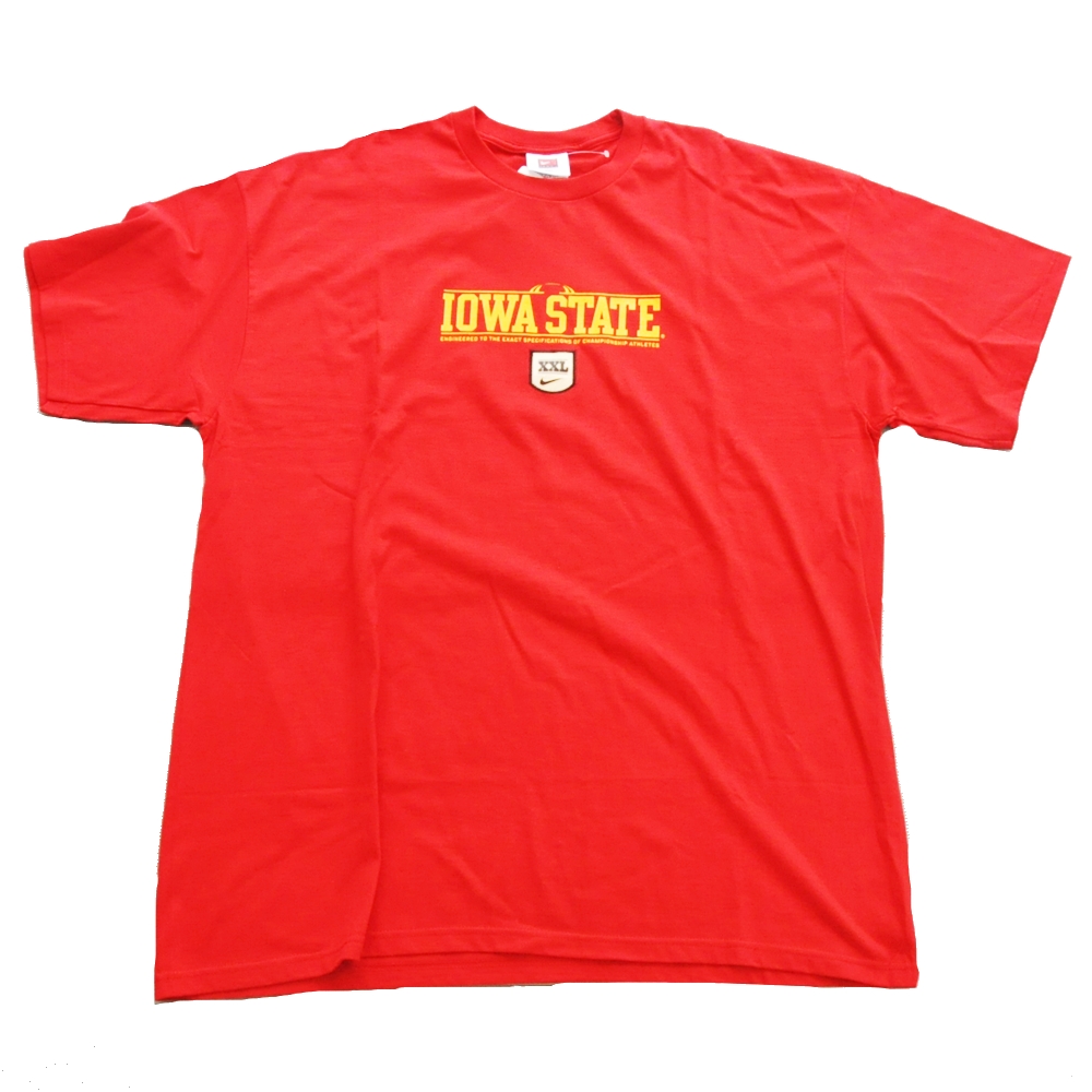 NIKE / ナイキ NIKE TEAM IOWA STATE XXL T-SHIRT RED XXL