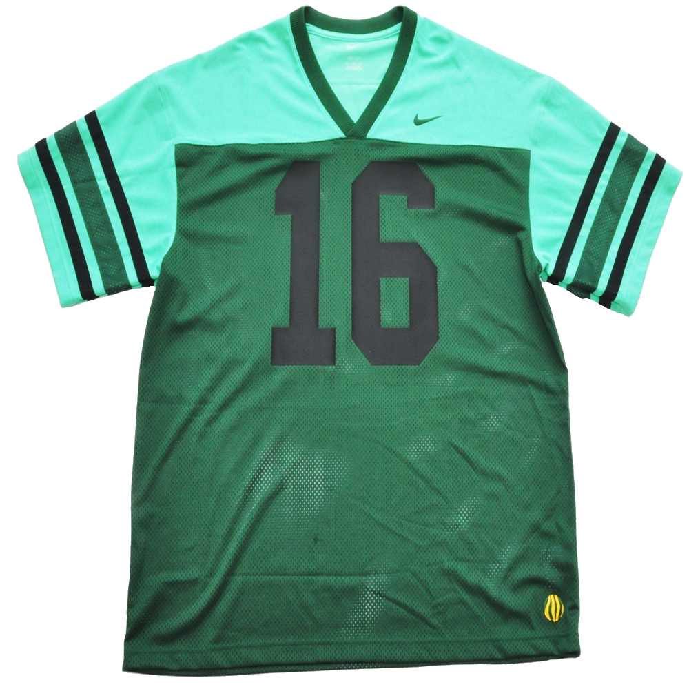 NIKE / ナイキ GREEN PLAIN FOOTBALL JERSEY DRI-FIT SHIRT XXL