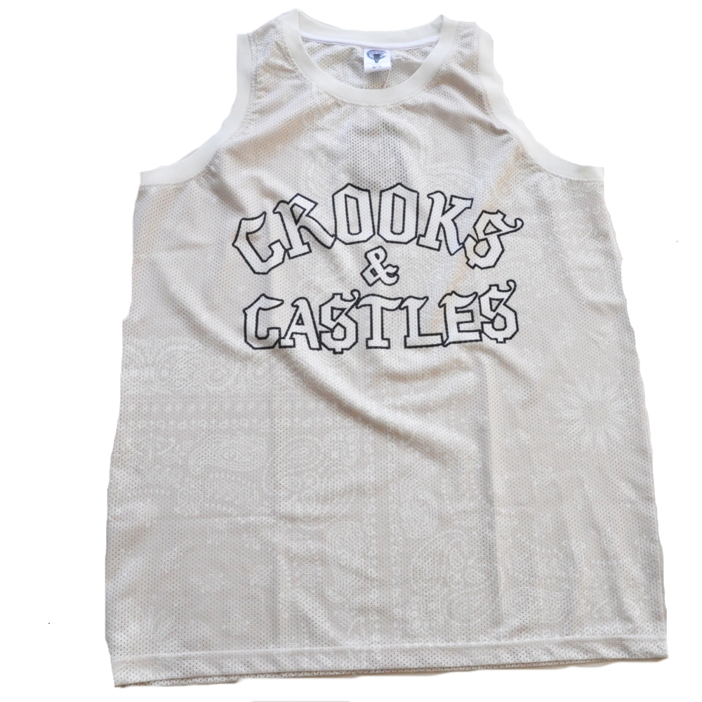 CROOKS＆CASTLES / クルックスアンドキャッスル CROOKS＆CASTLES LOGO PAISLEY PATTERN TANK TOP