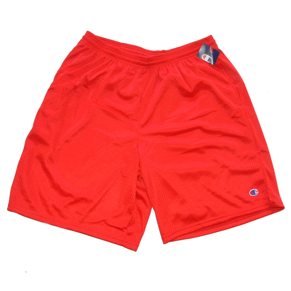 CHAMPION / チャンピオン AUTHENTIC MESH GAME SHORTS RED