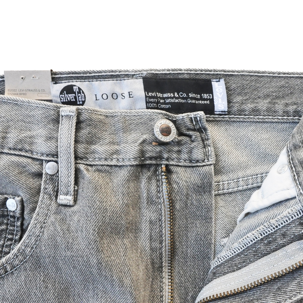 LEVI’S / リーバイス SILVERTAB  ONE WASHED LOOSE FIT DENIM PANTS LIGHT GRAY-3