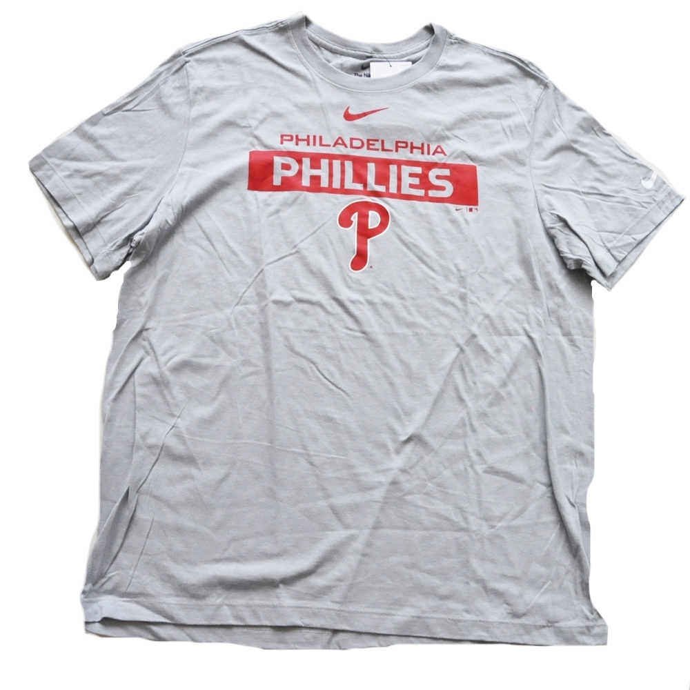 NIKE / ナイキ MLB PHILADELPHIA PHILLIES T-SHIRT GRAY BIG SIZE