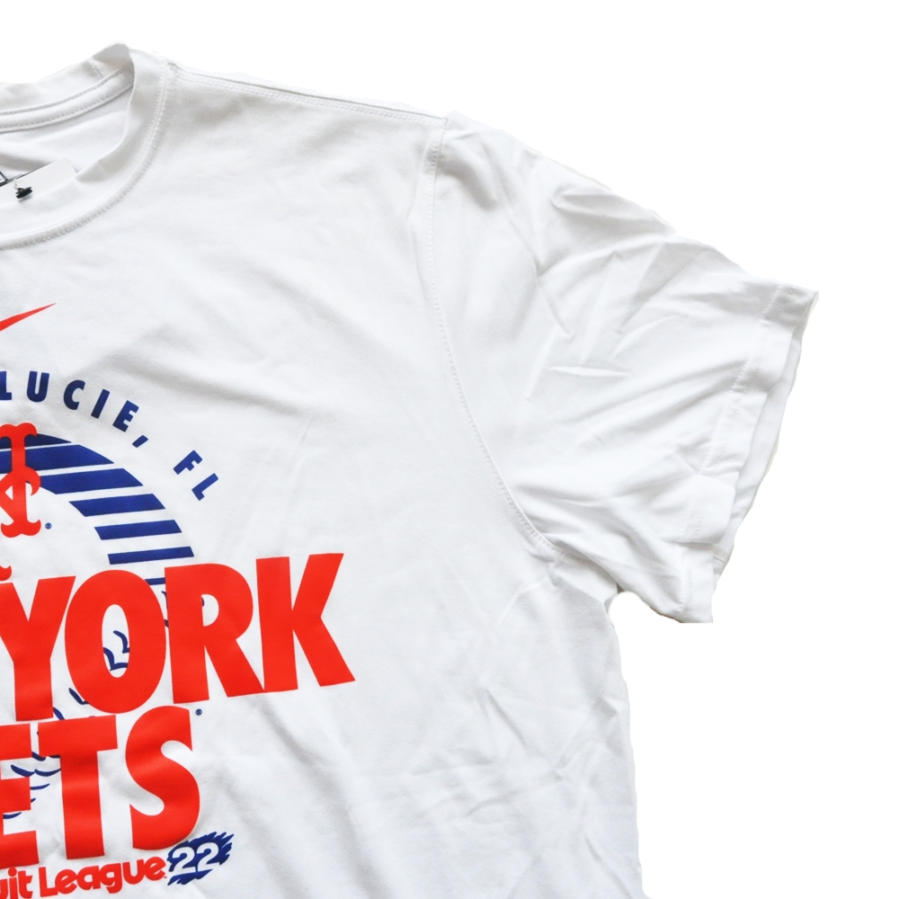 NIKE / ナイキ MLB NEW YORK METS LOGO GRAPEFRUIT LEAGUE ’22 TSHIRT WHITE