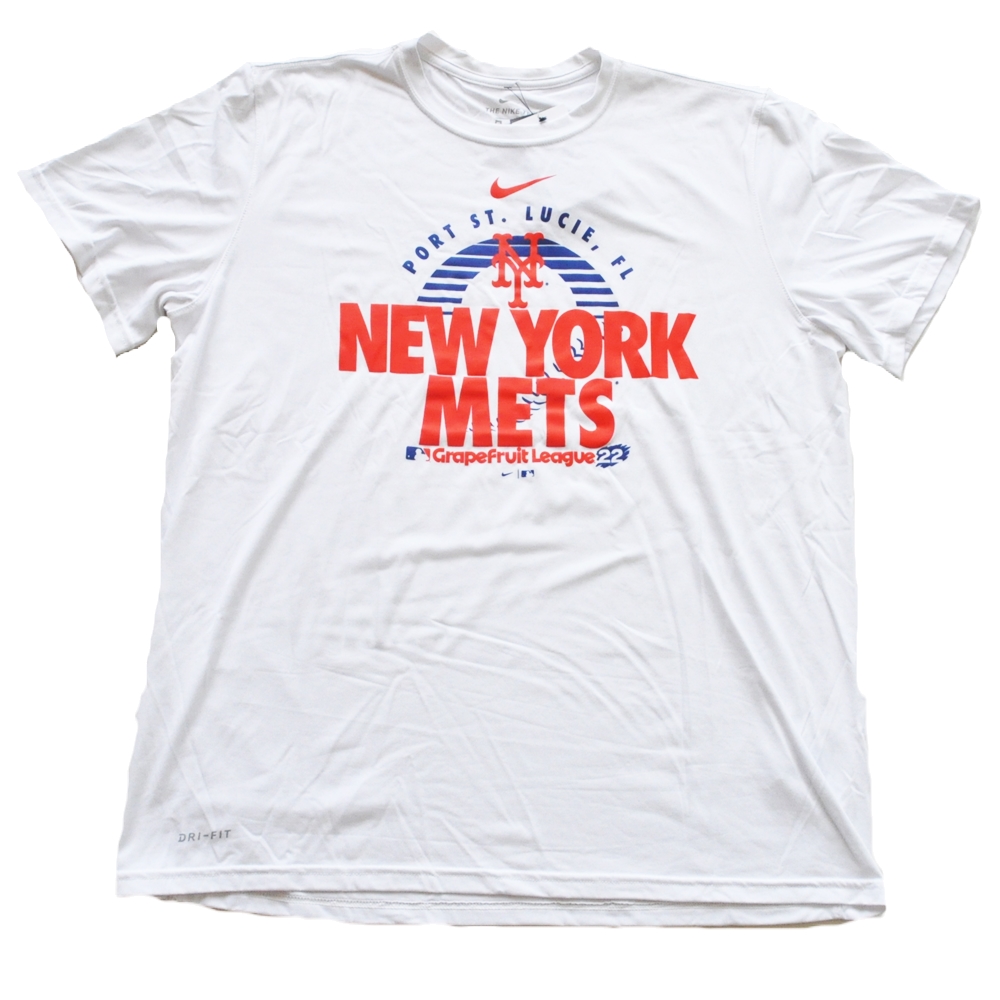 NIKE / ナイキ MLB NEW YORK METS LOGO GRAPEFRUIT LEAGUE ’22 T-SHIRT WHITE XL
