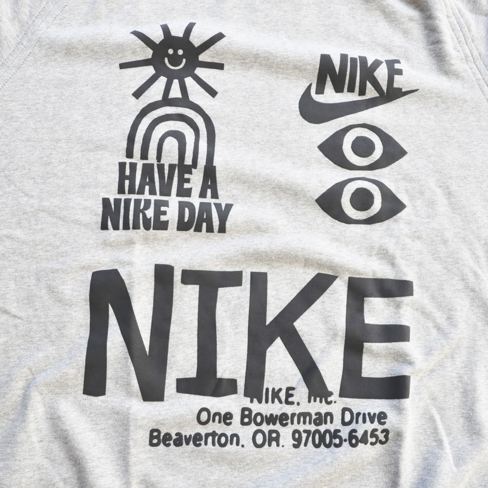 NIKE / ナイキ NIKE HAVE A NIKE DAY ONE BOWERMAN DRIVE CREW NECK SWEAT GRAY BIG SIZE-4