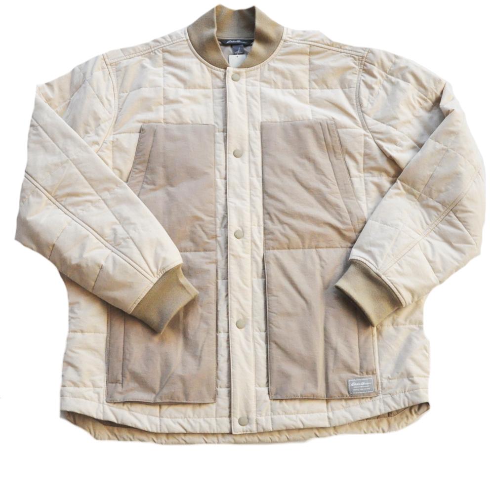 EDDIE BAUER / エディー・バウアー 4 POKET MILITARY LIGHT QUILTED JACKET BEIGE