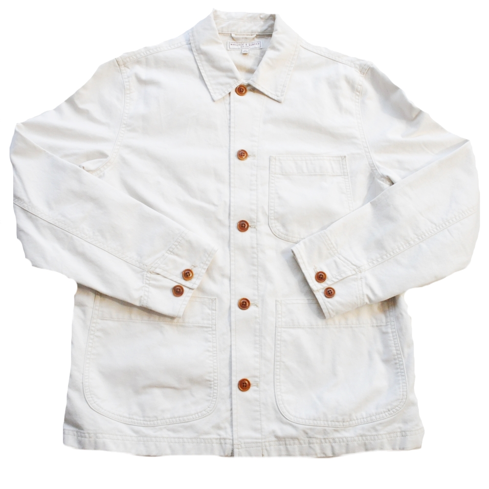 WALLACE & BARNES / ウォレス ＆ バーンズ 3 POKET COVERALL JACKET WHITE