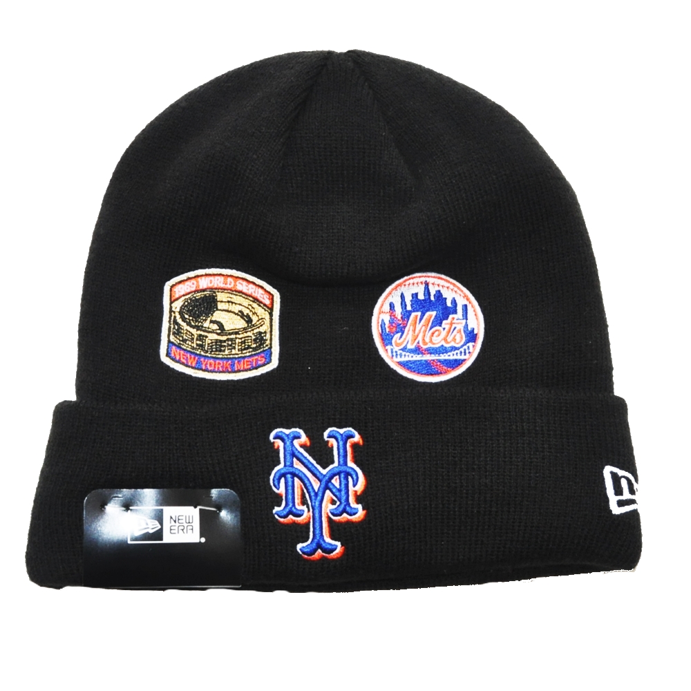 NEW ERA / ニューエラ NEW YORK METS WORLD SERIES WAPPEN KNIT CAP