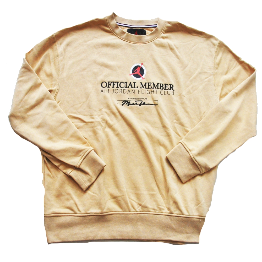 NIKE / ナイキ AIR JORDAN FLIGHT MVP CREW NECK SWEAT BEIGE XL ...