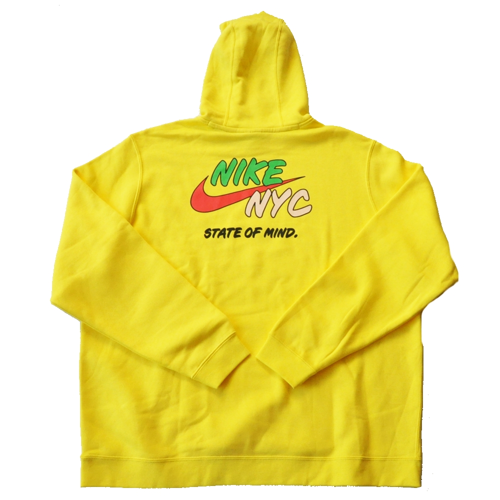 NIKE / ナイキ TENNIS CLUB NIKE NYC STATE OF MIND SWEAT HOODIE YELLOW NYC LIMITED