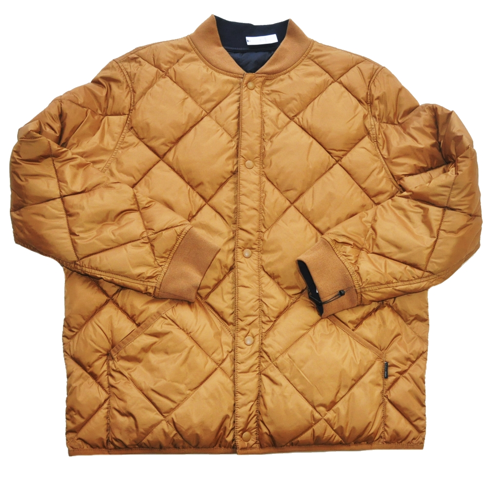 CALVIN KLEIN / カルバンクライン MA-1 REVERSIBLE QUILTED JACKET CAMEL / NAVY