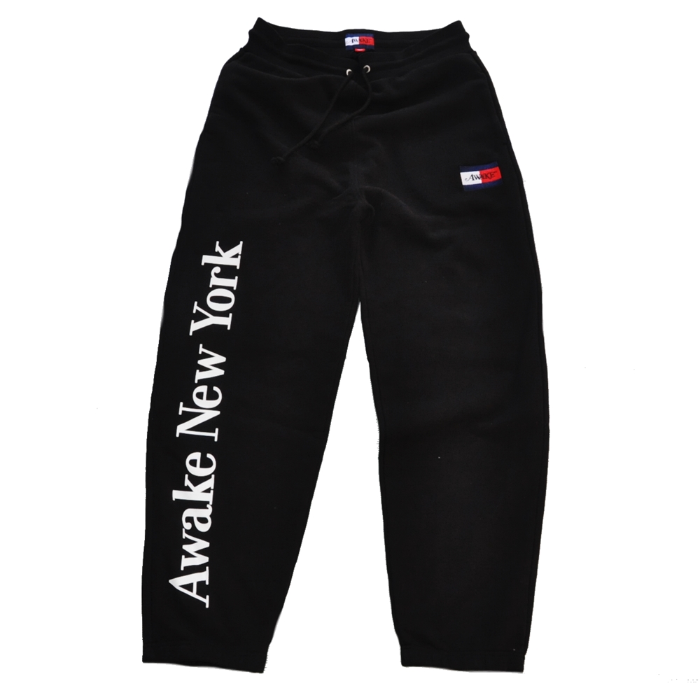 AWAKE NY / アウェイク ニューヨーク TOMMY JEANS × AWAKE NY LOGO SWEAT PANTS BLACK