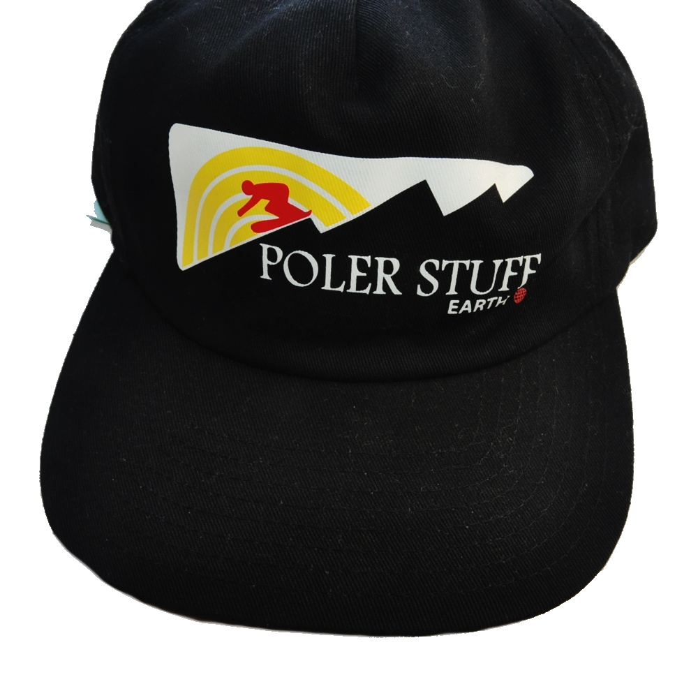 POLER / ポーラー POLER STUFF EARTH SNAP BACK BLACK | ストリートスタイルのセレクトストア | TUNNEL STORE - トンネルストア