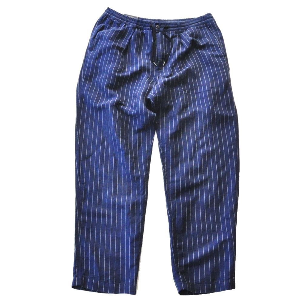 POLO RALPH LAUREN / ポロラルローレン STRIPE LINEN PANTS NAVY