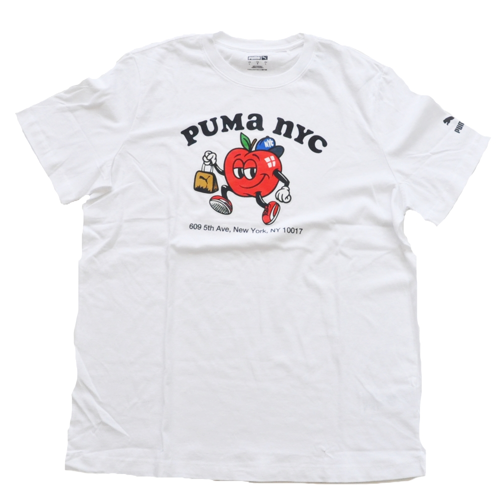 PUMA / プーマ  NYC SHIPPIN` APPLE MASCOT T SHIRTS WHITE L～XXL