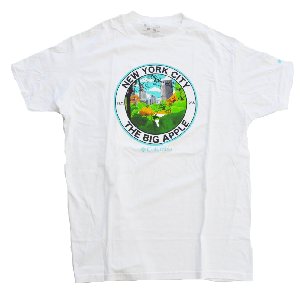 COLUMBIA / コロンビア  NEW YORK CITY THE BIG APPLE T-SHIRT WHITE