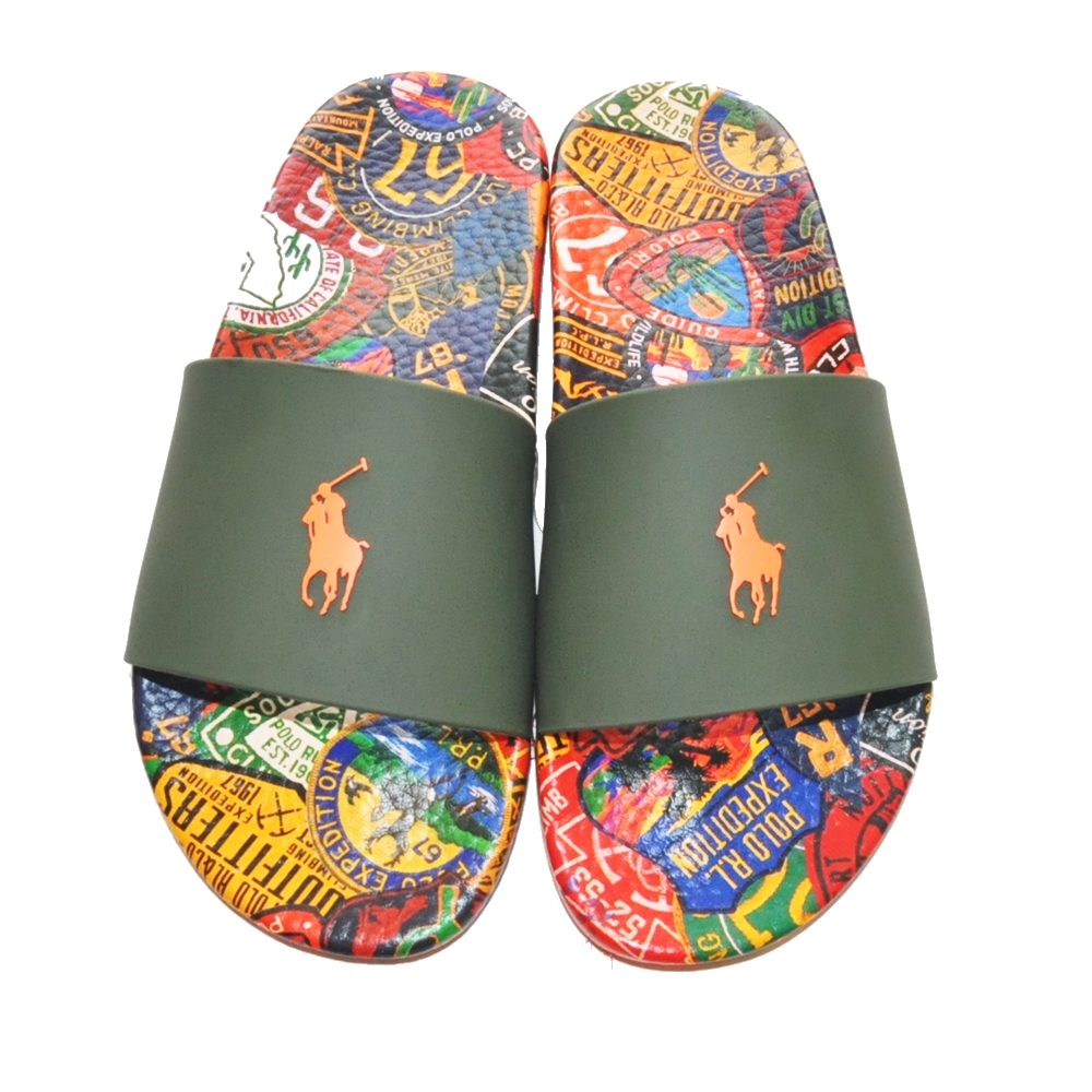 POLO RALPH LAUREN / ポロラルローレン PONY LOGO COUNTRY EMBLEM SANDALS