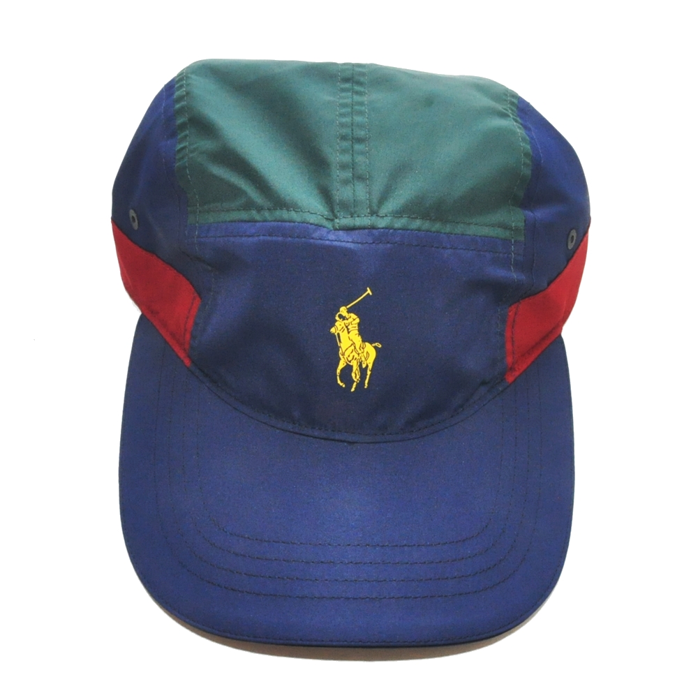 POLO RALPH LAUREN / ポロラルローレン ONE POINT PONY LOGO 5 PANEL NYLON CAP