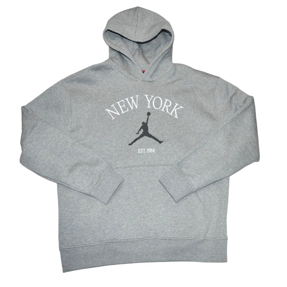 NIKE / ナイキ AIR JORDAN NEW YORK CITY JUMP MAN LOGO PULL OVER SWEAT HOODIE