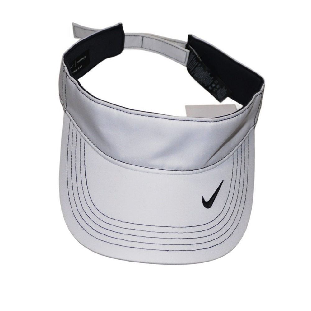 NIKE / ナイキ SWOOSH LOGO DRY-FIT SUN VISOR UNISEX WHITE | ストリートスタイルのセレクトストア | TUNNEL STORE - トンネルストア