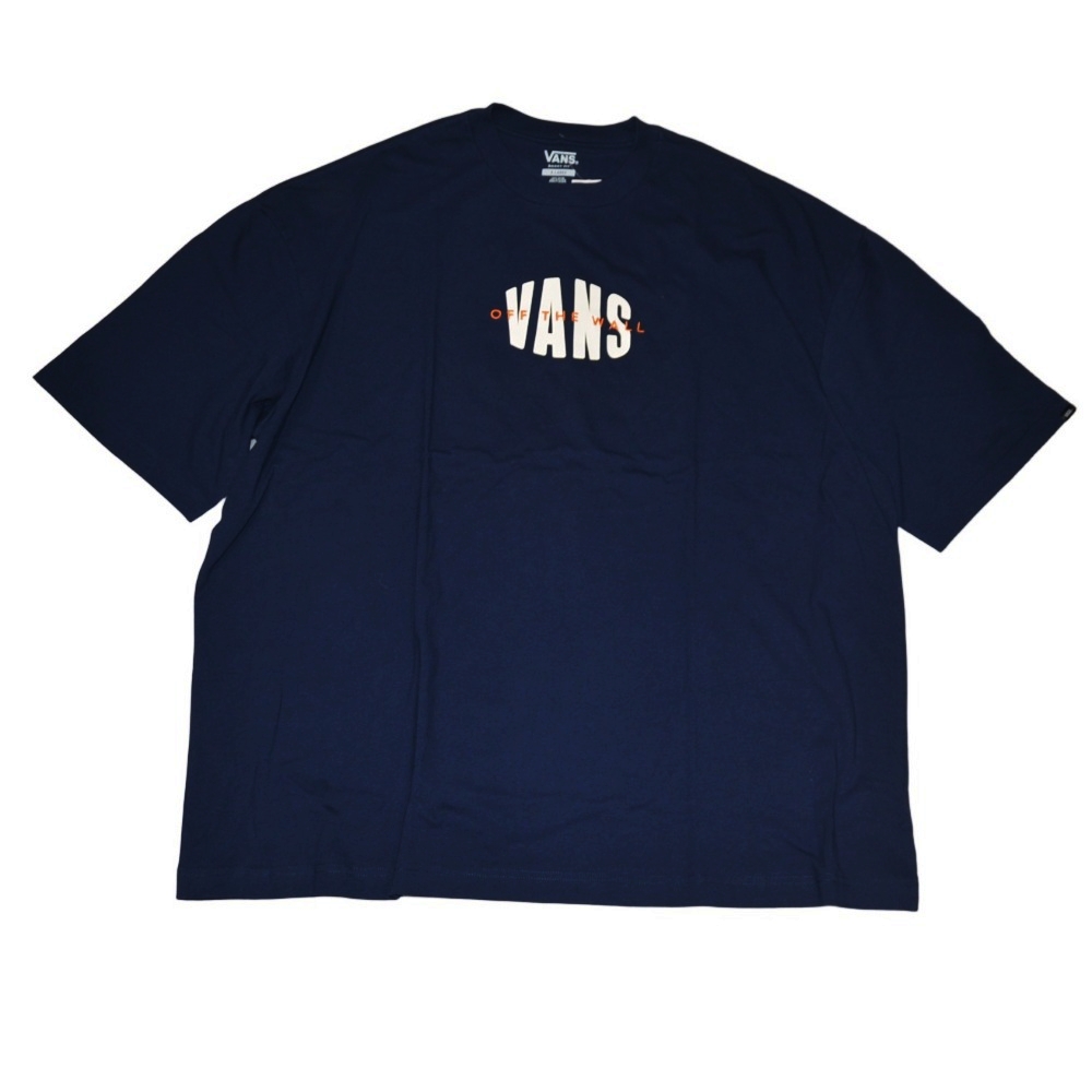 VANS / バンズ VANS LOGO BAGGY FIT T-SHIRT NAVY XL