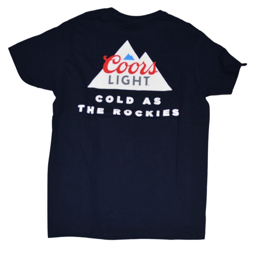 COORS / クアーズ COORS LIGHT COLD AS THE ROOKES T-SHIRT NAVY L | ストリートスタイルのセレクトストア | TUNNEL STORE - トンネルストア