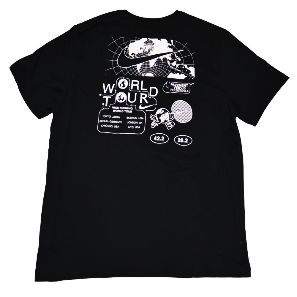 NIKE / ナイキ NIKE RUNNING WORLD TOUR GLOBAL RACE T-SHIRT BLACK XL | ストリートスタイルのセレクトストア | TUNNEL STORE - トンネルストア