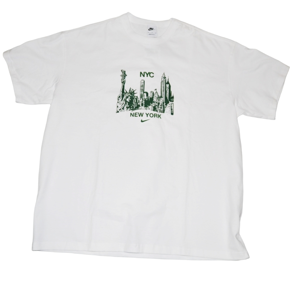 NIKE / ナイキ NEW YORK NYC SWOOSH LOGO T-SHIRT NYC LIMITED WHITE M,XL,XXL