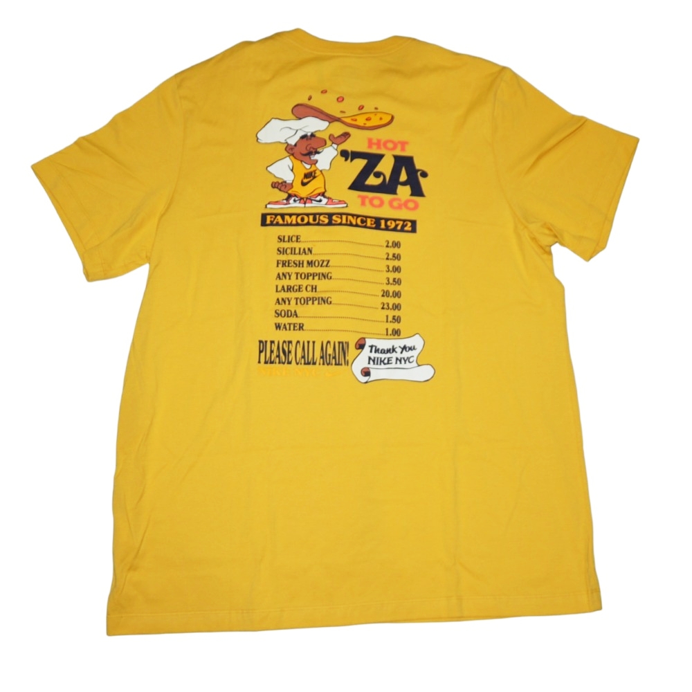NIKE / ナイキ HOT ZA TO GO T-SHIRT NYC LIMITED MUSTARD M～XL