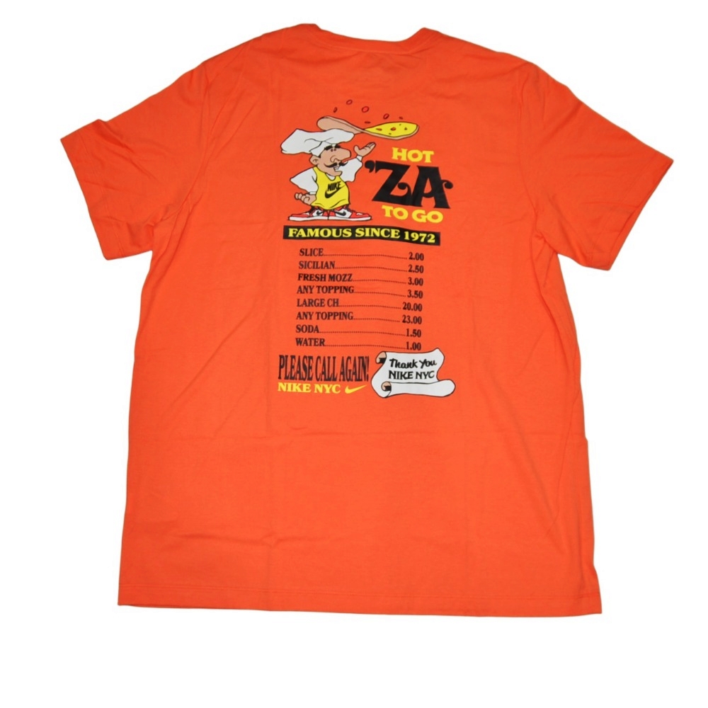 NIKE / ナイキ HOT ZA TO GO T-SHIRT NYC LIMITED ORANGE M～XL