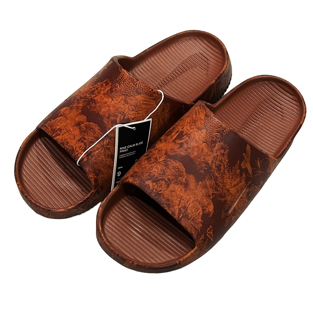 NIKE / ナイキ CALM SLIDE PRINT SANDALS CINNAMON US 9
