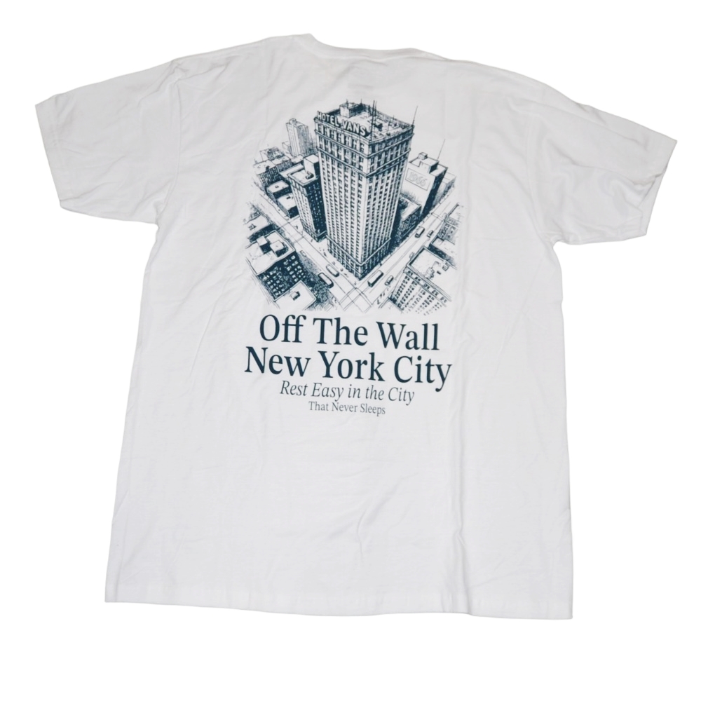 VANS / バンズ OFF THE WALL NEW YORK CITY T-SHIRT WHITE S～XXL | ストリートスタイルのセレクトストア | TUNNEL STORE - トンネルストア