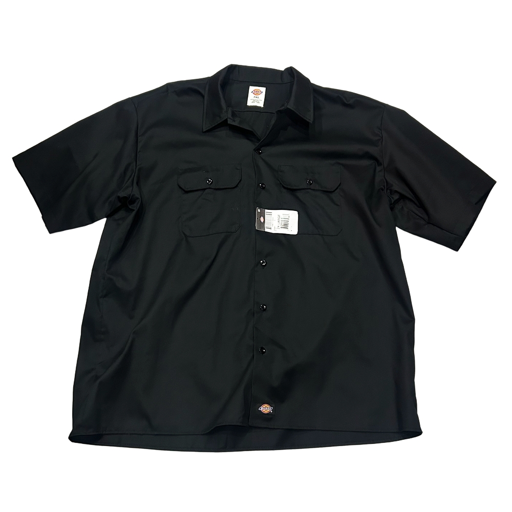 DICKIES / ディッキーズ WORK SHORT SLEEVE SHIRT 1574 BLACK 2XL