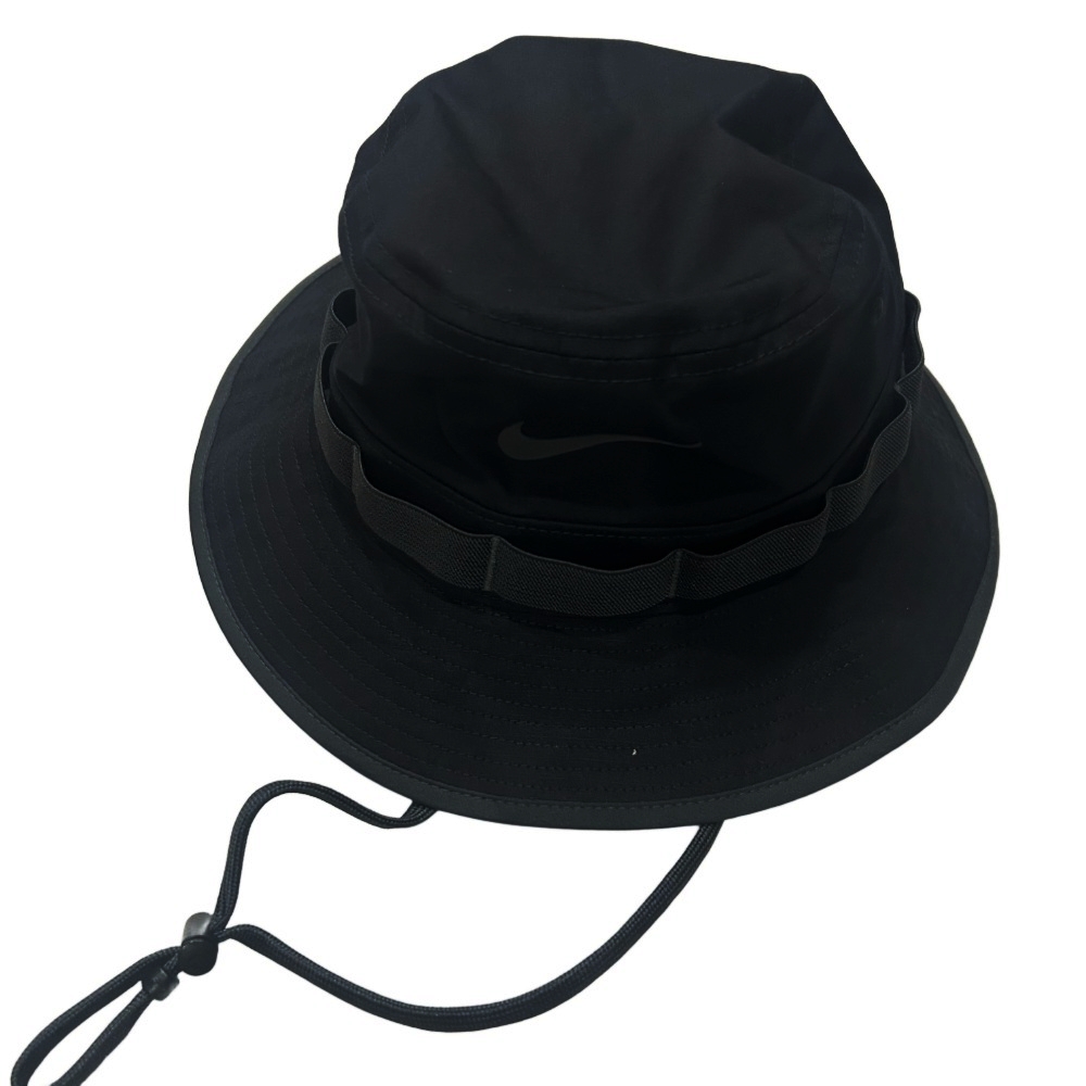 NIKE / ナイキ SWOOSH LOGO DRY-FIT BUCKET HAT BLACK UNSEX S～L