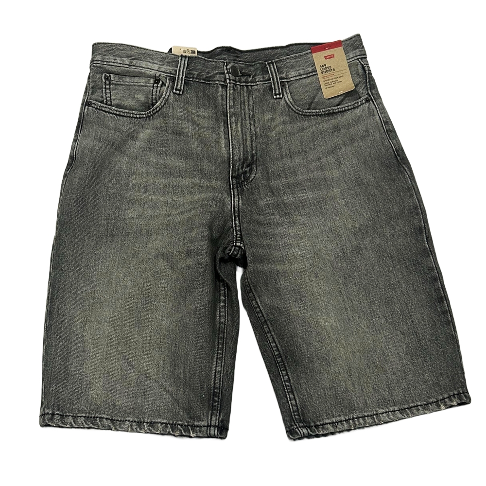 LEVI’S /リーバイス 469 LOOSE FIT DENIM SHORTS GRAY W33