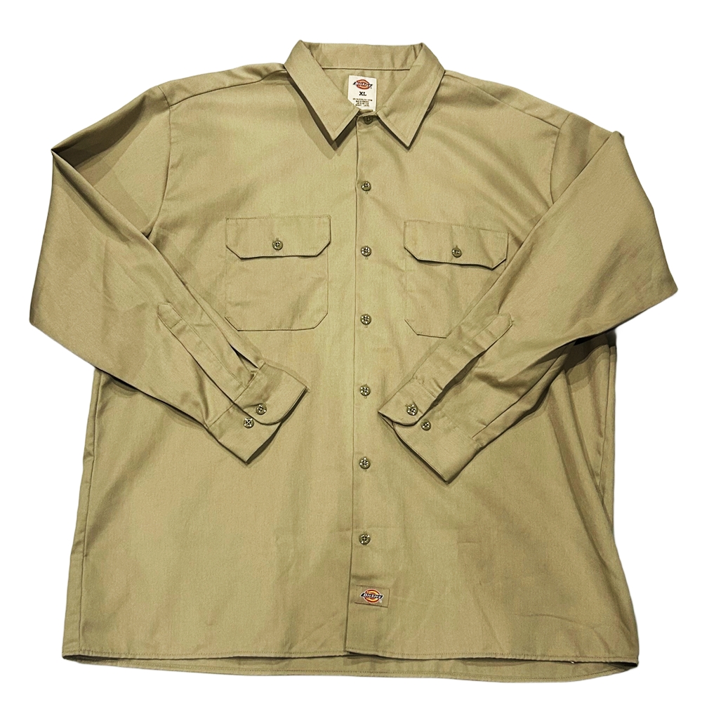DICKIES / ディッキーズ WORK LONG SLEEVE SHIRT 574 DESERT SAND XL