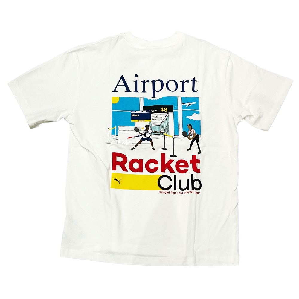 PUMA / プーマ AIR PORT RACKET CLUB T-SHIRTS WHITE M,XL | ストリートスタイルのセレクトストア | TUNNEL STORE - トンネルストア