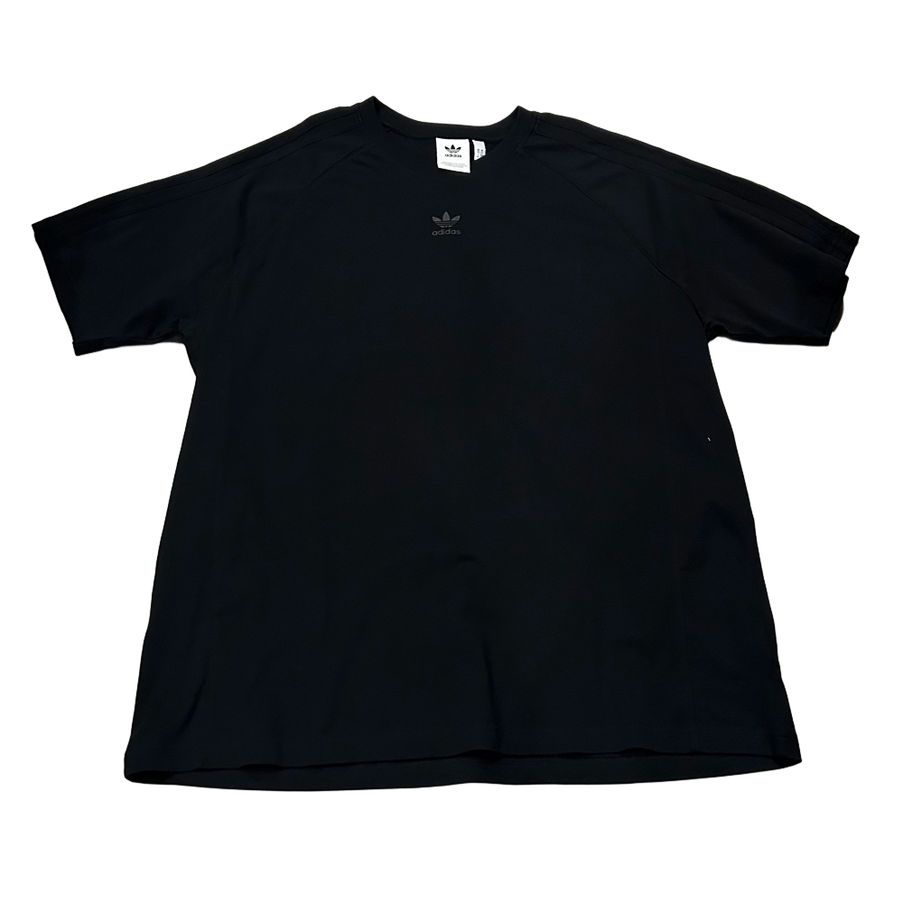 ADIDAS / アディダス ONE POINT TREFOIL LOGO 3 STRIPE T-SHIRT BLACK XXL | ストリートスタイルのセレクトストア | TUNNEL STORE - トンネルストア