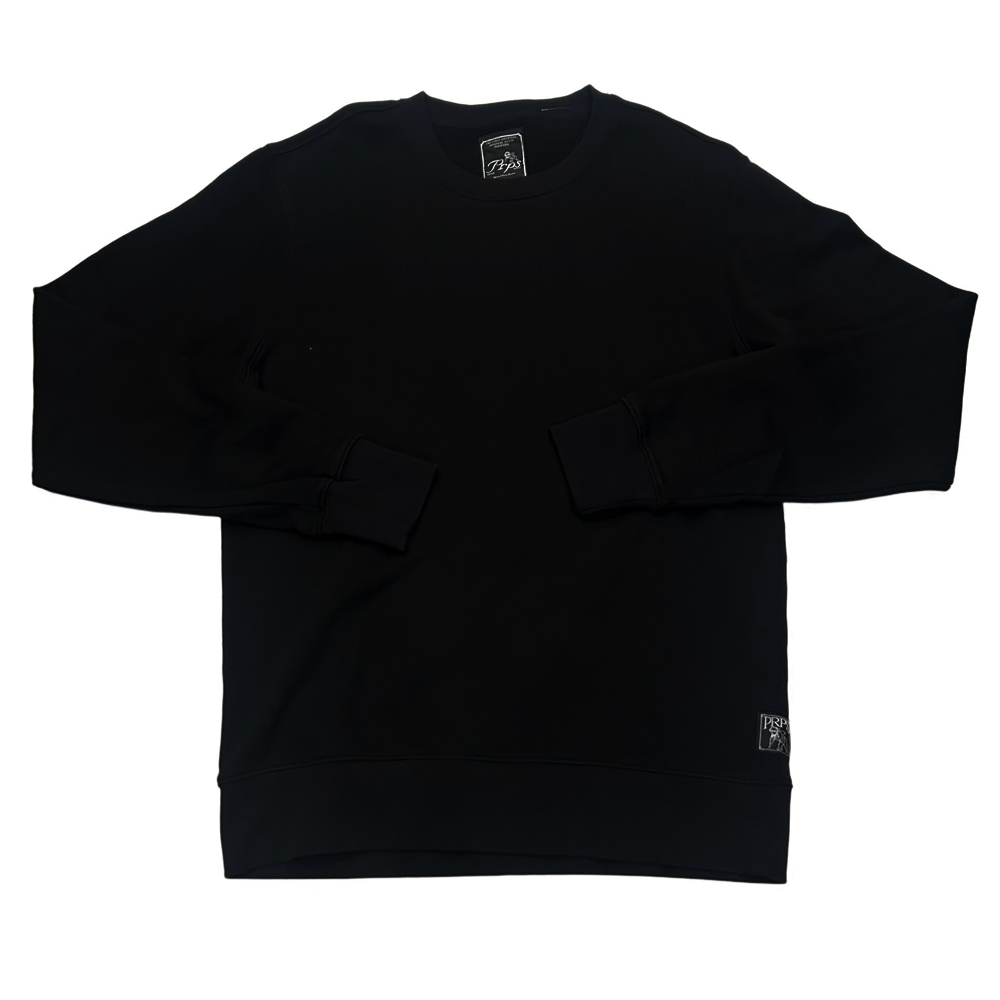 PRPS GOODS&CO. / ピーアールピーエス グッズ＆コー CREW NECK SWEAT BLACK M